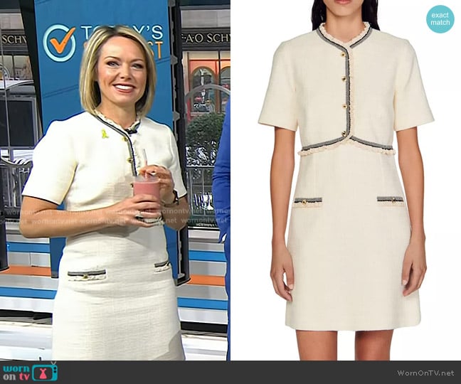 Sandro Nava Dress worn by Dylan Dreyer on Today