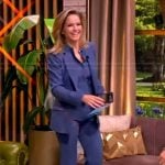 Sara’s blue blazer and pants on The View