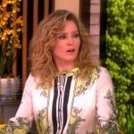 Sara’s floral print mini dress on The View