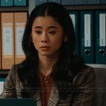 Sarah’s plaid blazer on Matlock