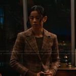 Sarah’s plaid blazer on Matlock