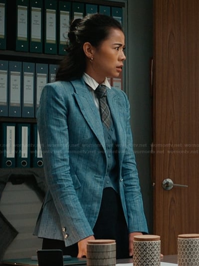 Sarah's blue blazer on Matlock