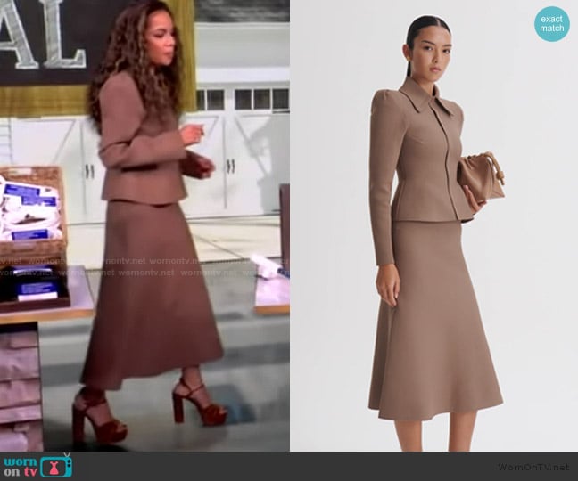 Sunny’s brown skirt on The View