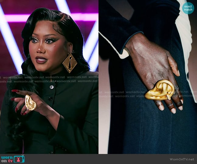 Schiaparelli 2024 Collection worn by Muni Long on The Voice