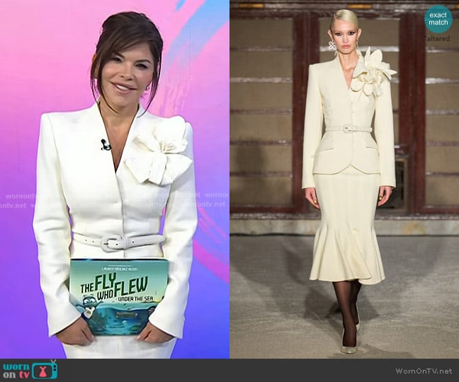 Segio Hudson Fall 2026 Collection worn by Lauren Sánchez Bezos on Today