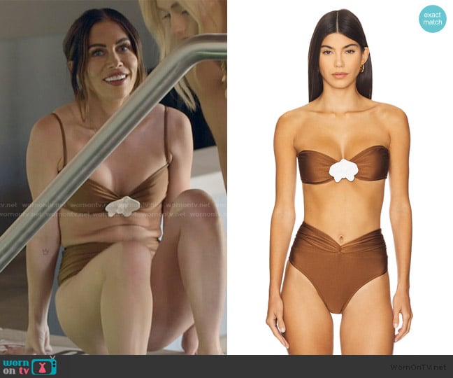 Shani Shemer Callisto Bikini Top worn by Jessi Ngatikaura on The Secret Lives of Mormon Wives