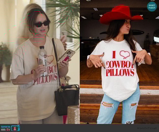 Mikayla’s Cowboy Pillows tee on SLOMW