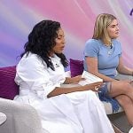 Sheinelle’s beige heel pumps on Today