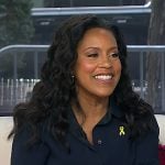 Sheinelle’s navy polo dress on Today