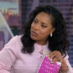 Sheinelle’s pink cardigan and wide-leg pants on Today