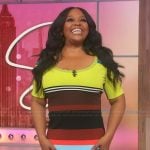 Sherri’s striped midi dress on Sherri