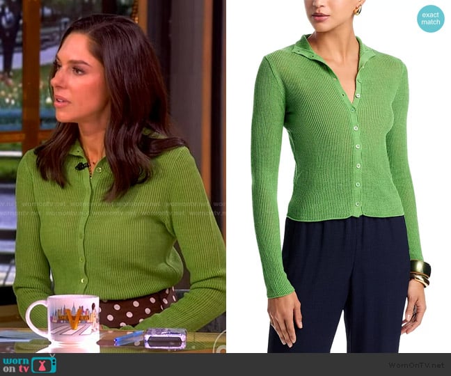 Staud Marianne Sweater worn by Abby Huntsman on The View