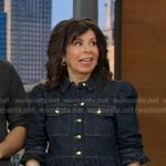 Stephanie’s peplum denim jacket on Good Morning America