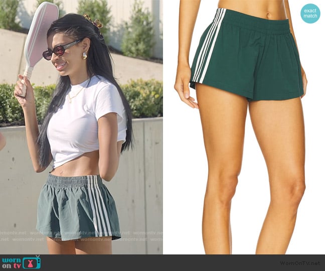 Superdown Demia Track Short worn by Layla Taylor on The Secret Lives of Mormon Wives
