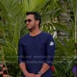 Luke Bryan’s floral swim shorts on American Idol