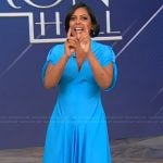Tamron’s blue dress on Tamron Hall Show