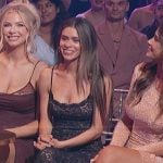 Taylor's black lace dress on The Secret Lives of Mormon Wives