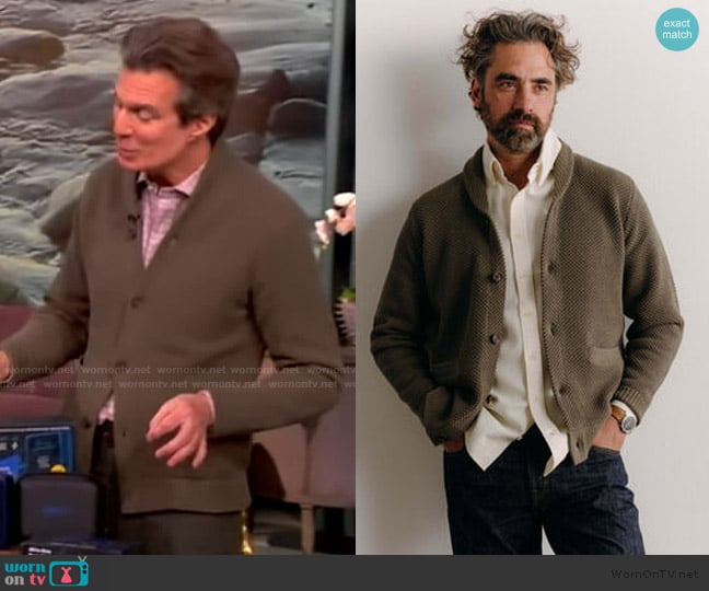 Adam Glassman’s knit cardigan on The View