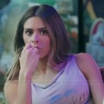 Taylor’s vacation graphic top on The Secret Lives of Mormon Wives