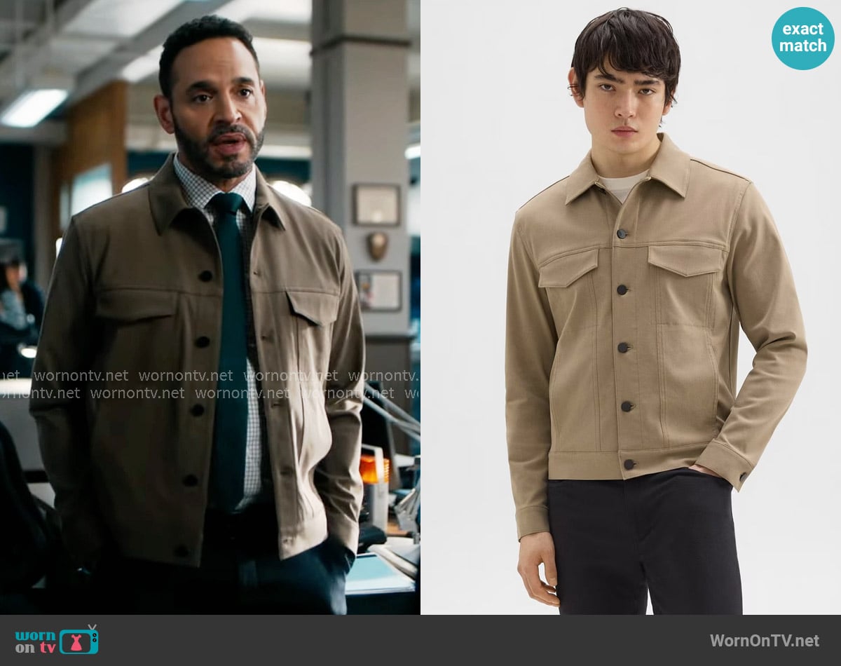 Karadec’s beige jacket on High Potential