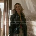 Tia’s mixed floral print dress and jacket on 9-1-1