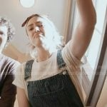 Tia’s striped denim overalls on 9-1-1