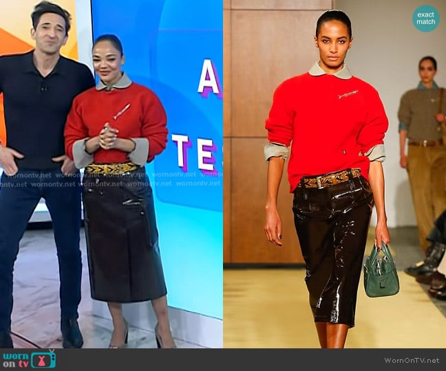 Tory Burch Fall 2026 Collection worn by Tessa Thompson on Today