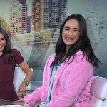 Emilie’s studded jeans and sneakers on Today