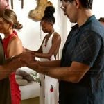 Venita’s floral applique dress on Southern Charm