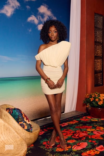 Venita's white one shoulder reunion dress on Southern Charm