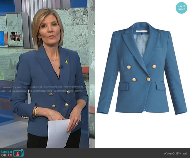 Veronica Beard Gail Blazer worn by Kate Snow on NBC News Daily