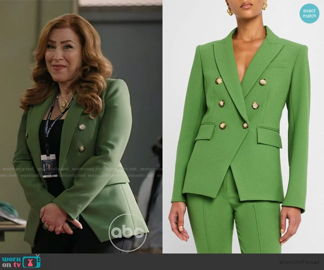 Veronica Beard Miller Dickey Jacket worn by Melissa Schemmenti (Lisa Ann Walter) on Abbott Elementary
