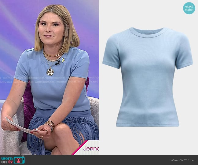 Veronica Beard Pruitt Tee worn by Jenna Bush Hager on Today