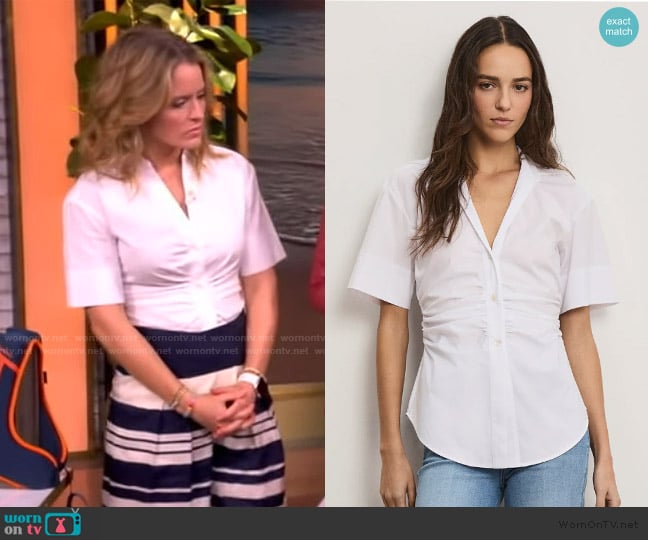 Sara’s white top on The View