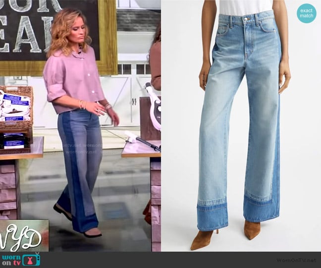 Sara’s colorblock jeans on The View