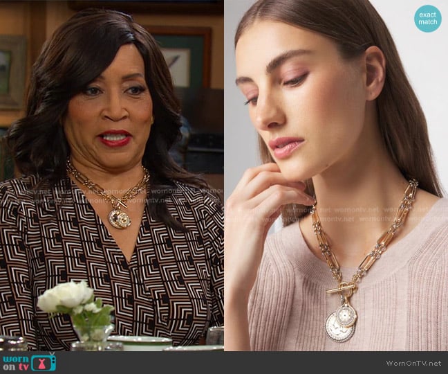 Paulina’s coin necklace on Days of our Lives