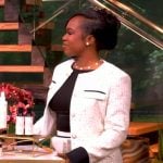 Shaina Rainford’s tweed jacket and pants on The View