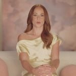 Whitney’s yellow satin confessional dress on The Secret Lives of Mormon Wives