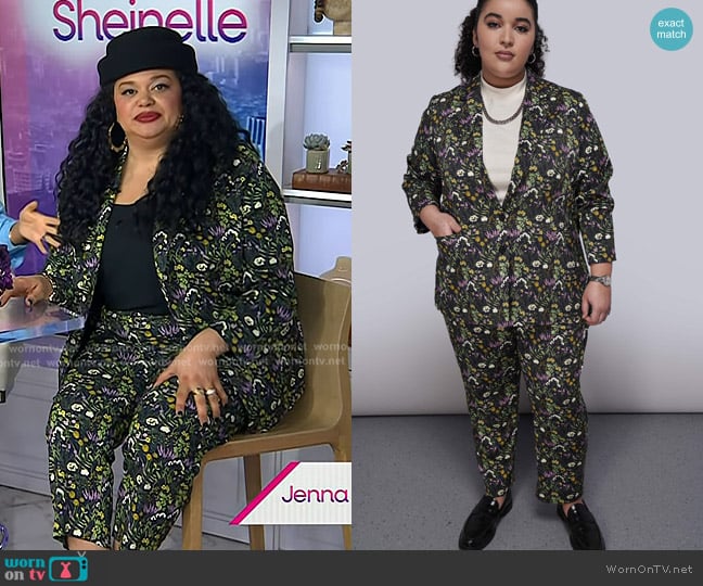 Wildfang The Empower Notch Lapel Blazer worn by Michelle Buteau on Today