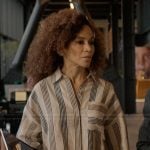 Zoe’s striped blouse on Imperfect Women