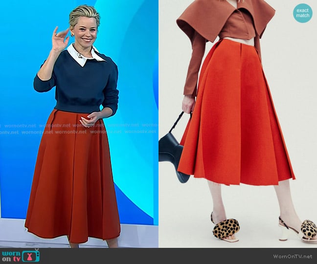 A.W.A.K.E. Mode Fall 2025 Collection worn by Elizabeth Banks on Today