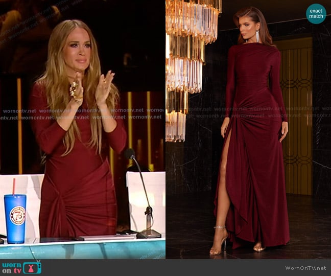 Abyss by Abby Spritz Gown worn by Carrie Underwood on American Idol