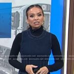 Adelle’s sleeveless denim mini dress on Today