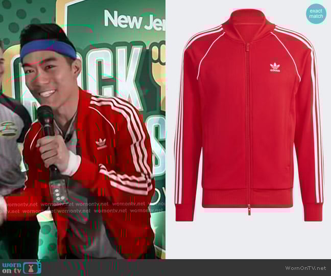 Adidas Adicolor Classics SST Track Jacket worn by Brian Cheung on Today