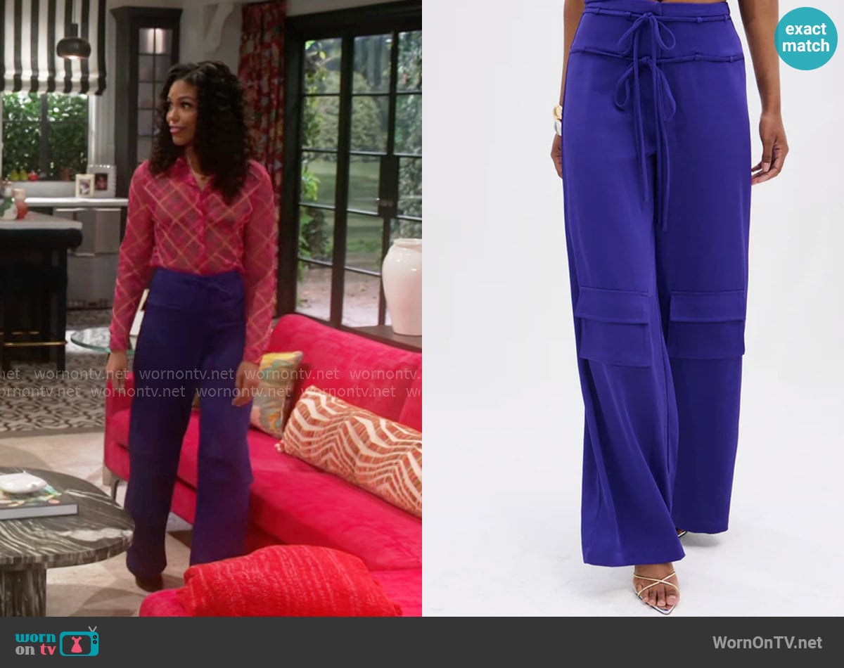 Akira Needed This Cargo Trouser worn by Dani Dupree (Karla Mosley) on Beyond the Gates