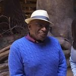 Al Roker's blue cable knit sweater on Today