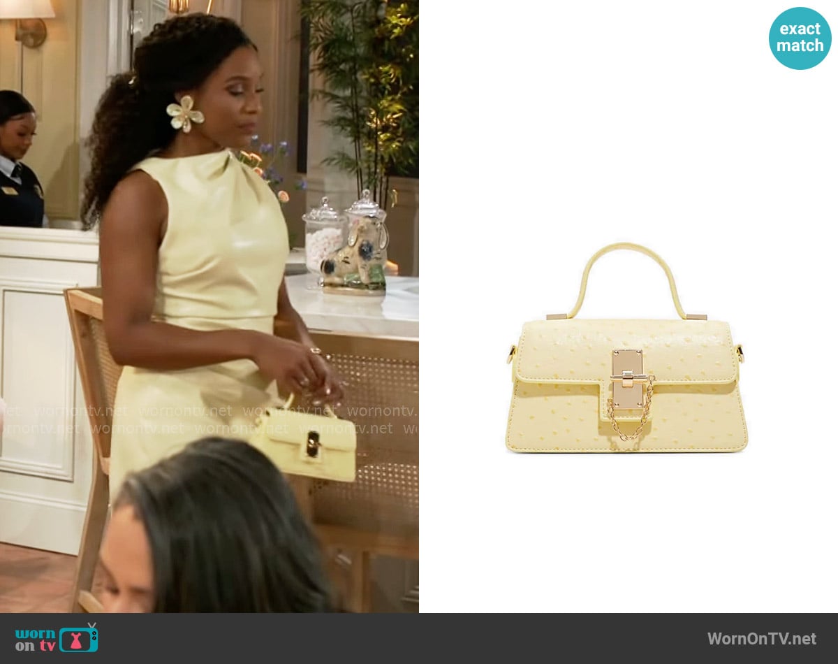 Aldo Calluna Bag worn by Naomi Hamilton Hawthorne (Arielle Prepetit) on Beyond the Gates