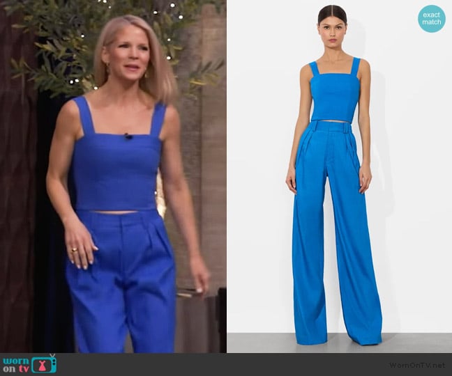 Alice + Olivia Nataliea Top and Eric Pant