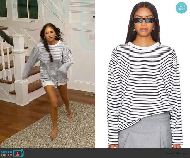 All The Ways Lily Long Sleeve Top worn by Dara Levitan on Summer House