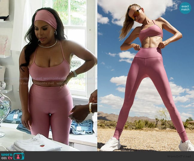 Alo Yoga Airlift Intrigue Bra worn by Kelli Ferrell on The Real Housewives of Atlanta